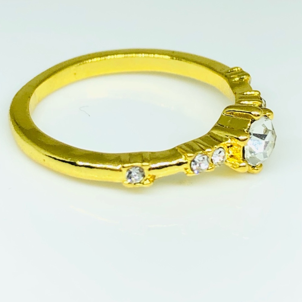 18kyellow Gold Filled Petite Stackable Ring - image 4